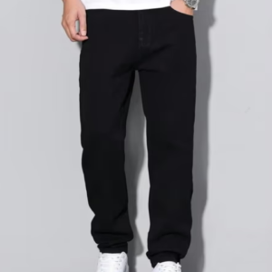 Men Lightly-Washed Straight Fit Jeans