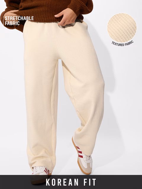 Korean Joggers: Ivory