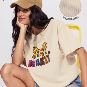 Textured T-shirt: Meri Marzi