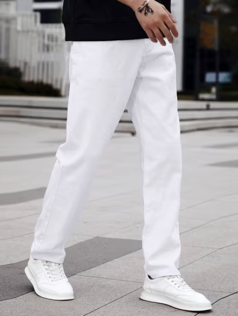 Men Mid Rise Straight Jeans - Image 5