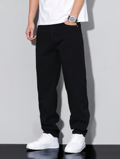 Men Lightly-Washed Straight Fit Jeans - Image 5