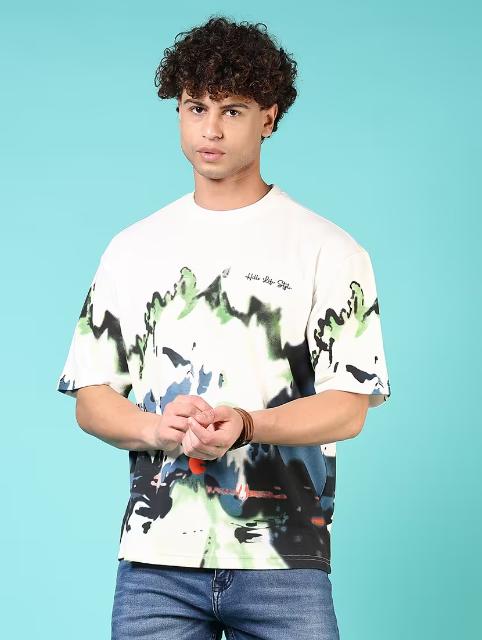Men round neck printed t-shirt - Image 2