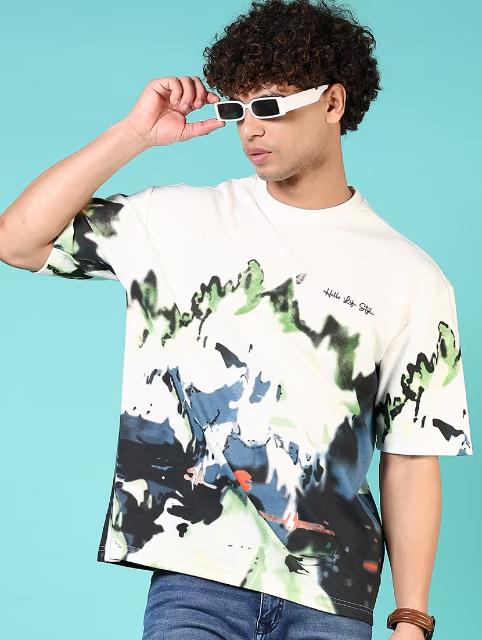 Men round neck printed t-shirt
