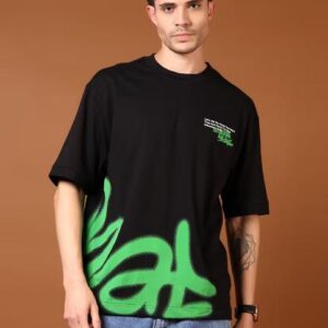 Men placement print short sleeve t-shirt